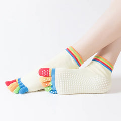 Colorful Anti-Slip Yoga Socks for Women