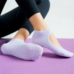 High-Quality Backless Yoga Socks for Women