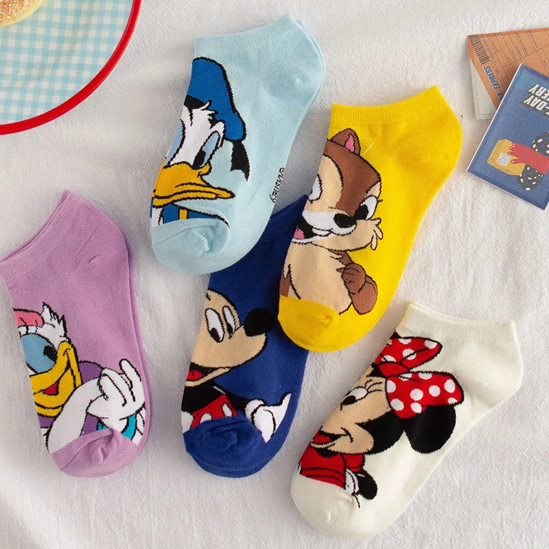 Cute Mickey Boat Socks