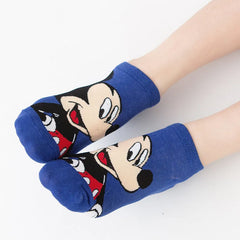 Cute Mickey Boat Socks