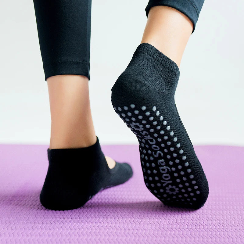 High-Quality Backless Yoga Socks for Women