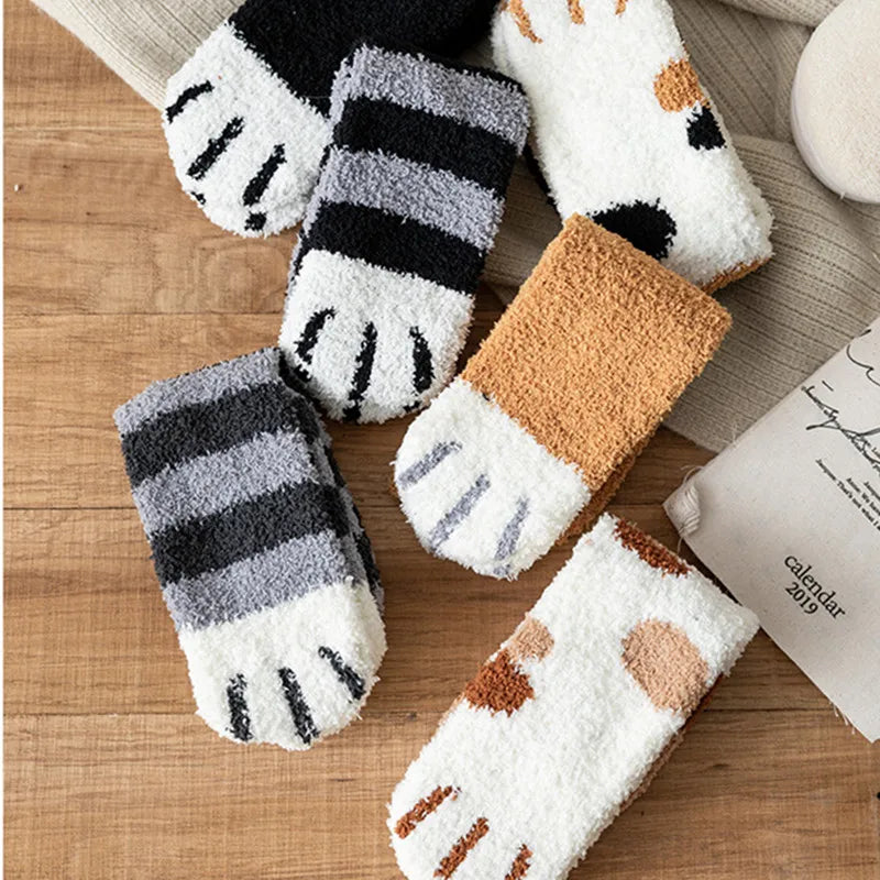 Kawaii Cartoon Fleece Socks