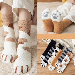 Kawaii Cartoon Fleece Socks