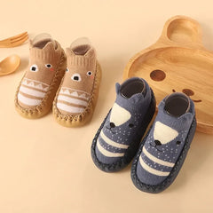 Newborn Baby Socks with Rubber Soles