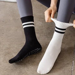 Professional Non-Slip Yoga Socks with Cotton Comfort