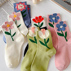 Kawaii Cartoon Mid-Tube Women's Socks