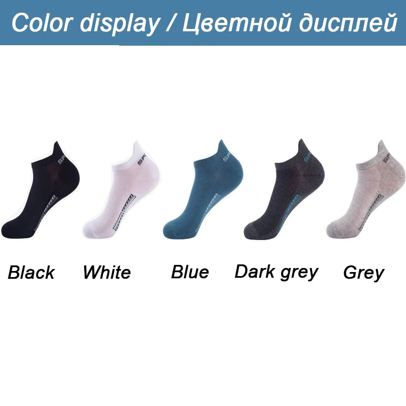 High-Quality Breathable Cotton Ankle Socks for Men