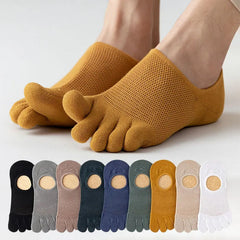 Fashion Casual Breathable Finger Boat Socks