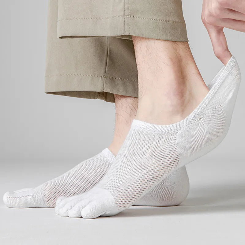 Fashion Open Toe Sweat-Absorbing Boat Socks