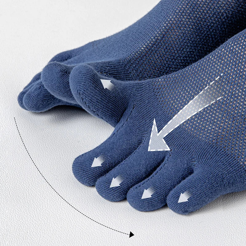 Fashion Open Toe Sweat-Absorbing Boat Socks