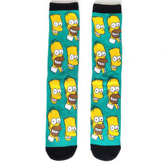 Simpsons Cartoon Anime Funny Socks