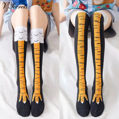 Funny Chicken Paw Over-knee Pressure Stockings